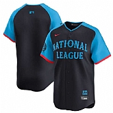 Men's National League Blank Navy 2024 All-Star Limited Stitched Baseball Jersey,baseball caps,new era cap wholesale,wholesale hats